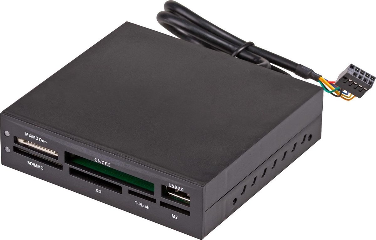 Akyga Geheugenkaartlezer Ak-Ca-37 Intern 3,5 All-In-One Voor Computer
