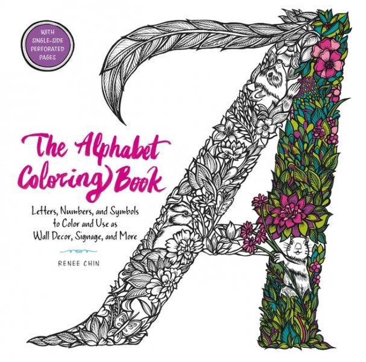 Bol Com The Alphabet Coloring Book Renee Chin 9780062573582 Boeken