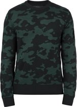 Peak Performance  - Fusion Camo Crew - Herentrui met Camouflage print - S - Groen