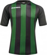 Acerbis Sports JOHAN STRIPED S/SL JERSEY (Sportshirt) BLACK/GREEN 4XS height JR: 156/165 .061 height JR: 120/132 .071
