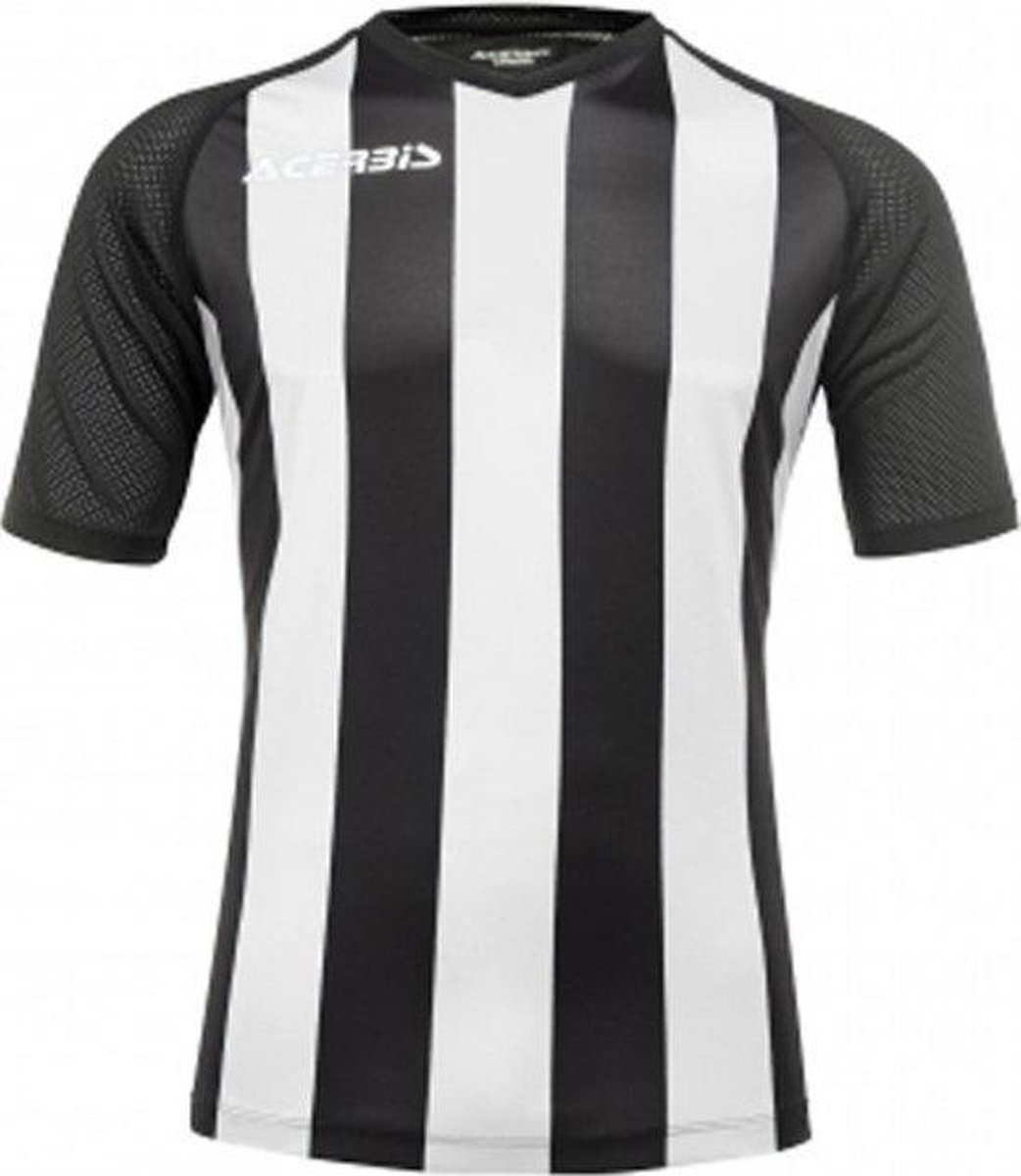 Acerbis Sports JOHAN STRIPED S/SL JERSEY (Sportshirt) BLACK/WHITE S