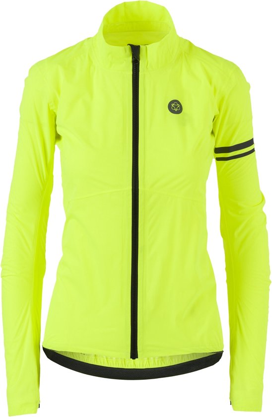 AGU Prime Fiets Regenjack Essential Dames - Geel