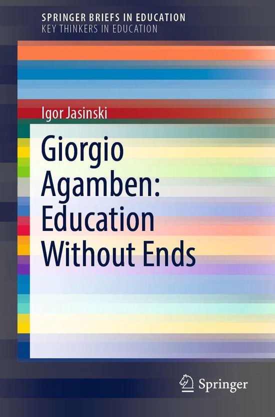 Education (R0) - Giorgio Agamben: Education Without Ends - cover
