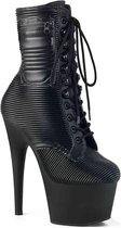 Pleaser Enkellaars -35 Shoes- ADORE-1020PK Zwart