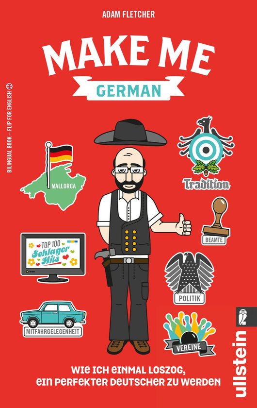Make me German! Zweisprachiges Wendebuch Deutsch/ Englisch - cover