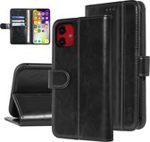 UNIQ Accessory Zwart hoesje iPhone 11 - Book Case - Zachte huid