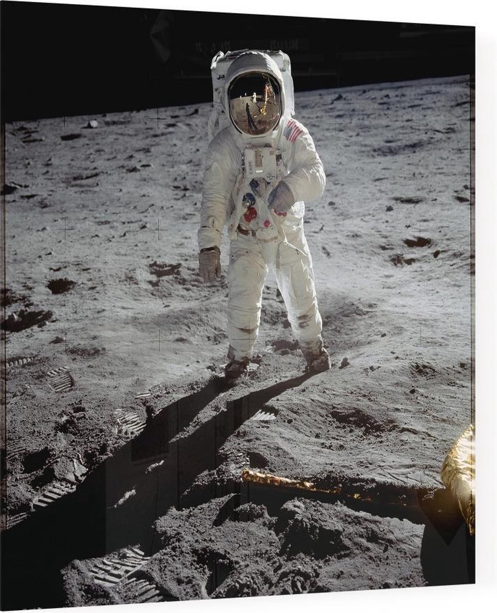 NASA Apollo 11: Buzz Aldrin Walks on the Moon (Maanlanding) - Foto op ...