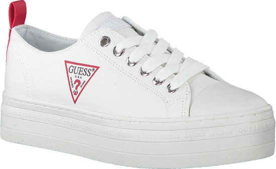 bol.com | Guess Dames Lage sneakers Brigs - Wit - Maat 39