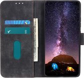 Samsung Galaxy S20 Plus Hoesje Retro Style Wallet Book Case Zwart