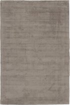 Handgeweven luxueus effen vloerkleed Maori - Taupe - 120x170 cm