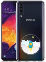 Galaxy A50 Hoesje To the Moon - Designed by Cazy