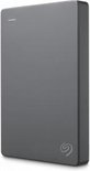 Seagate externe harde schijf 1TB in zilver met een subtiel logo rechtsonder.