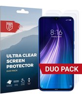Rosso Xiaomi Redmi Note 8 Ultra Clear Screen Protector Duo Pack