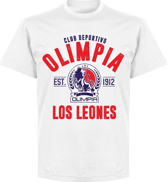 CD Olimpia Established T-shirt - Wit - S