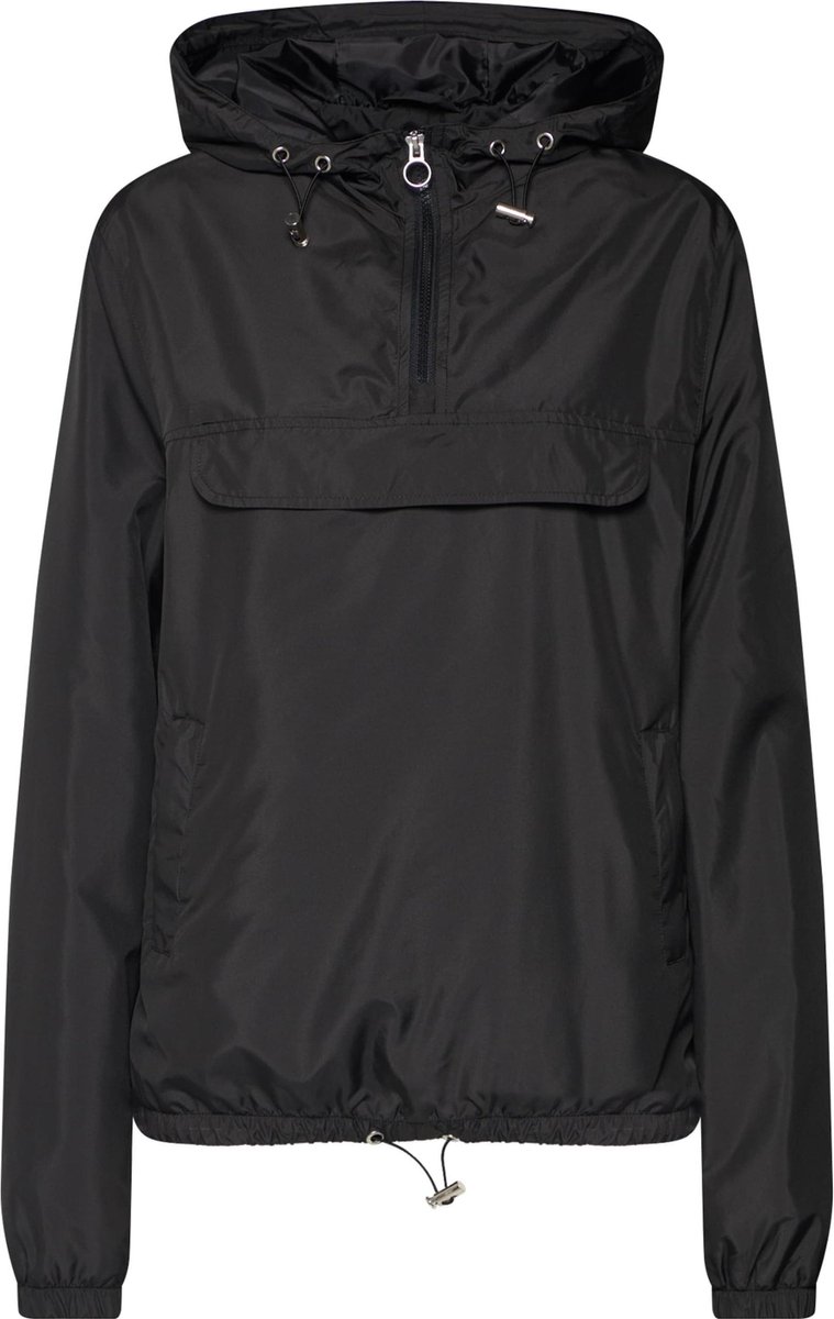 Urban Classics Basic Windrunner Dames Windbreaker – XS Zwart