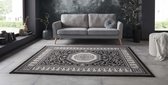 Vloerkleed retro oriental - zwart 160x220 cm