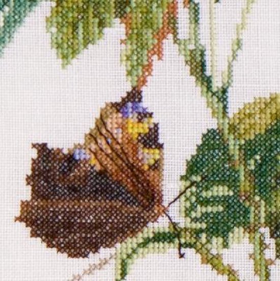 Kit Point De Croix Œillet Rose 467 – Thea Gouverneur, Toile De Lin 14 Fils