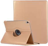 Ntech Hoes geschikt voor Apple iPad iPad Pro 11 inch hoesje 360° Rotating hoesje Case + 4 in 1 Styuls Goud