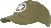 Fostex Garments - Baseball cap Allied Star WWII (kleur: Groen / maat: NVT)