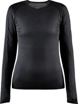 Craft Pro Dry Nanoweight Sportshirt Dames - Black - Maat XS