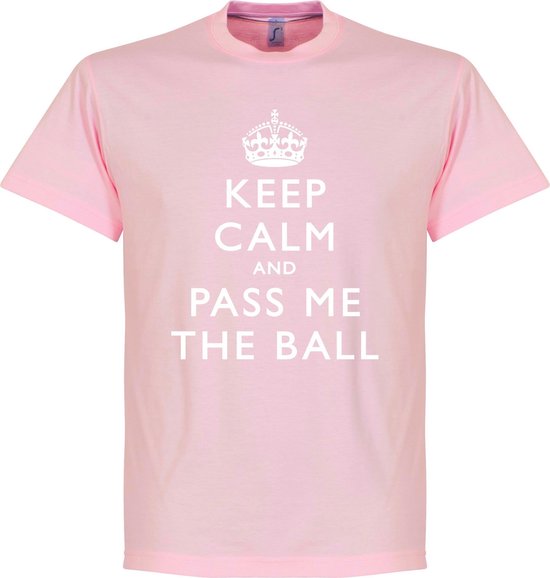 Keep Calm And Pass The Ball T-Shirt - M