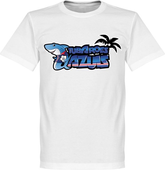 T-shirt Cap Vert Tubarões Azuis - XS