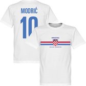 Kroatië Modric Logo T-Shirt - XL