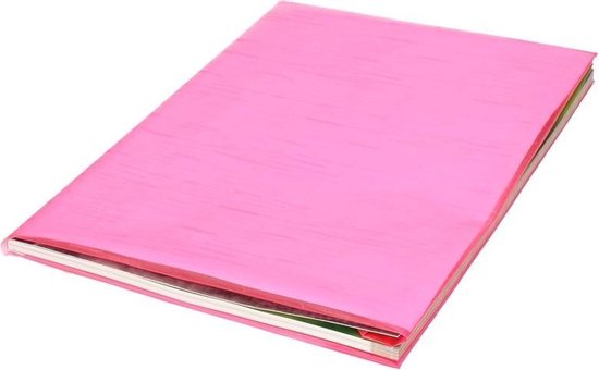 Couverture papier cahier scolaire rose 200 x 70 cm