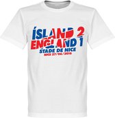 Ijsland - Engeland 2-1 Victory T-Shirt - XXXL
