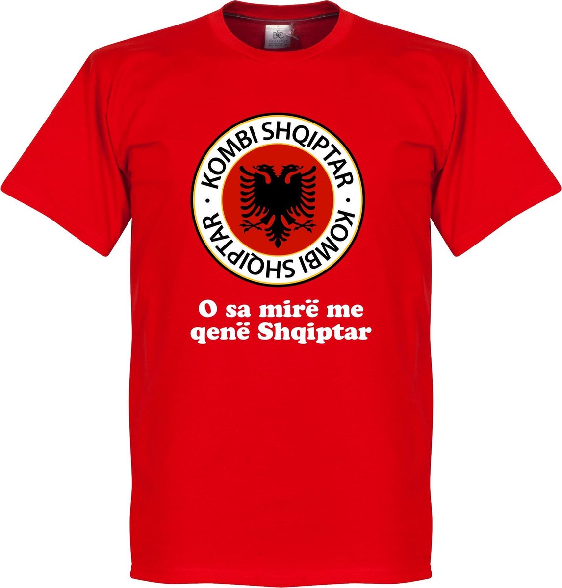 Albanië Slogan Logo T-Shirt - XL