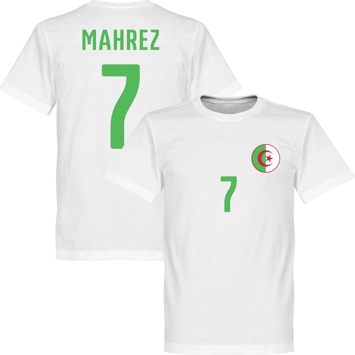 Algerije Mahrez 7 Logo T-Shirt - 5XL