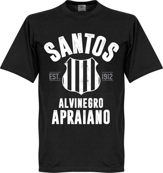 Santos Established T-Shirt - Zwart - S