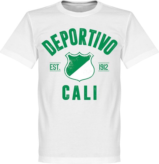 Deportivo Cali Established T-Shirt - Wit - 5XL