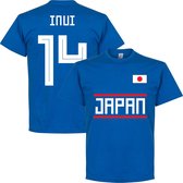 Japan Inui 14 Team T-Shirt - Blauw - XXXXL