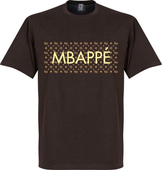 MbappÃ© KM Pattern T-Shirt - Bruin - S