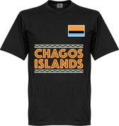 Chagos Islands Team T-Shirt - Zwart - XXXL