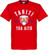 Tahiti Established T-Shirt - Rood - XXXXL