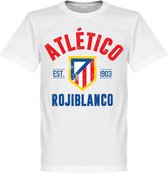 Atletico Madrid Established T-Shirt - Wit - 5XL