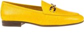 Unisa Dalcy Dames Loafers - Yellow Lizard - Maat 39