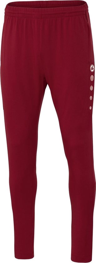 Jako Premium  Sportbroek - Maat M  - Mannen - donker rood