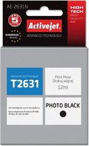 ActiveJet AE-2631N inkt voor Epson-printer, Epson 26 T2631-vervanging; Opperste; 12 ml; zwart.