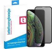 Telefoonglaasje Privacy Screenprotectors - Geschikt voor iPhone Xs - Privacy - Volledig Dekkend - Gehard Glas Screenprotector - Geschikt voor iPhone Xs - Beschermglas