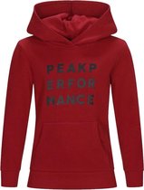 Peak Performance  - Ground Hood Junior - Hoodie Kinderen - 140 - Rood