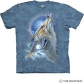 The Mountain Adult Unisex T-Shirt - Wolf Howl