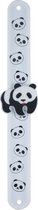 Lg-imports Klaparmband Panda Zwart/wit 21 Cm