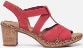 Gabor Comfort sandalen met hak rood - Maat 38