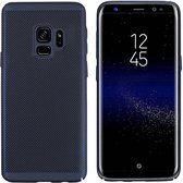 Hoes Mesh Holes voor de Samsung S9 Blauw