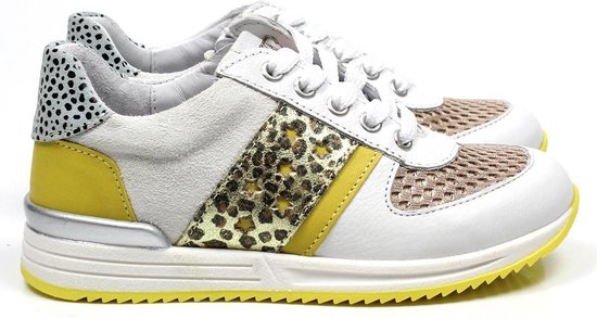 Develab 42566 - Dames MeisjesLage schoenen - Kleur: Wit/beige - Maat: 28 |  bol.com