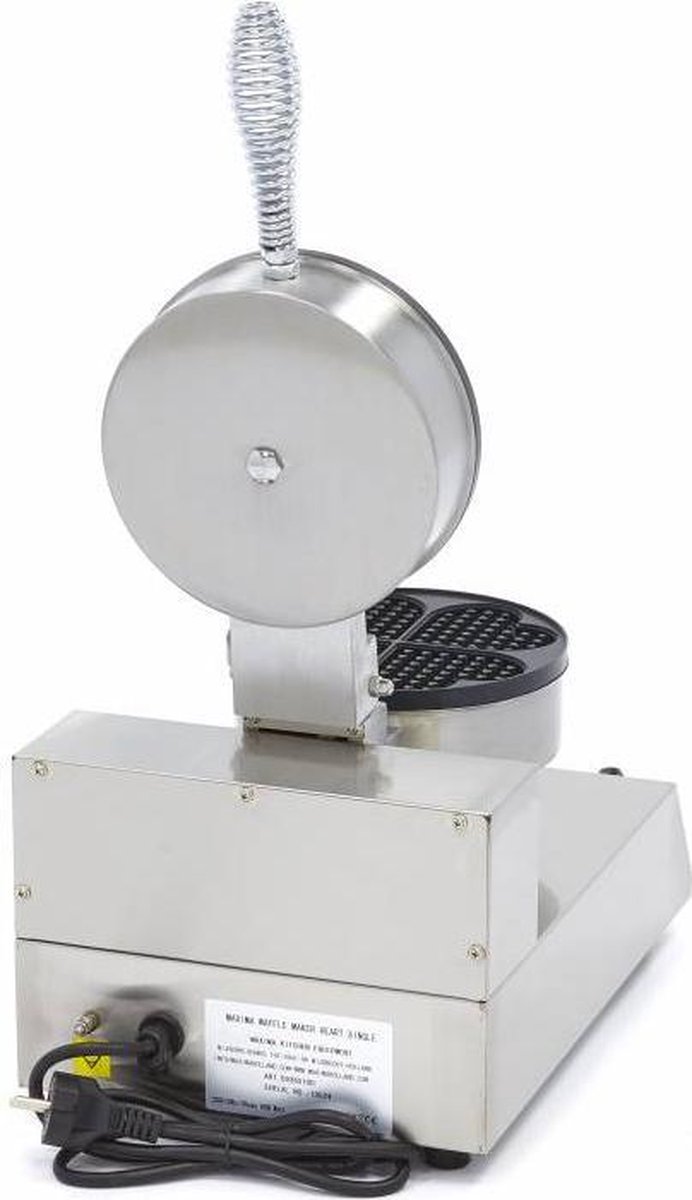 Wafelijzer - 4 Stuks - Hartjes Wafel — afbeelding 3