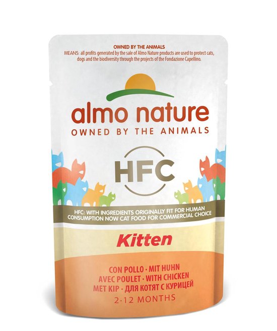 Almo Nature HFC Natvoer voor Kitten - 24 x 55 gram